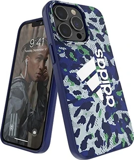 adidas Snap case Leopard для Эпл Айфон 13/13 Про синий