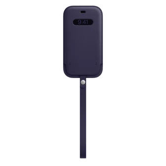 Apple кожаный чехол с MagSafe для iPhone 12/12 Pro Dark Purple