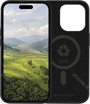 dbramante1928 Monaco for Apple iPhone 15 Pro Night Black 