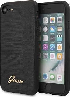 Guess Hard Cover Lizard для Apple iPhone SE (2020) Black