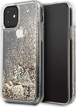 Guess Hard Cover Glitter Hearts для Apple iPhone 11 gold