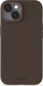 Holdit Silicone Case для Apple iPhone 15 Chocolate