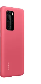 Huawei Silicone Case для P40 Pro berry red