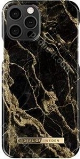 iDeal of Sweden Fashion case golden Smoke Marble for Apple iPhone 12/12 Pro 