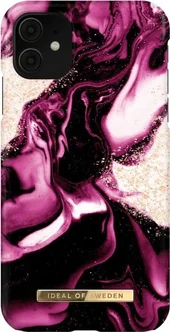 iDeal of Sweden Fashion Case для Apple iPhone 11 Golden Ruby Marble