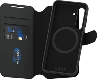 PanzerGlass Care Feature Case Tango Two-in-One Wallet Magnetic Qi для Samsung Galaxy S25 Black