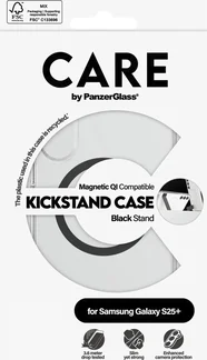 PanzerGlass Care Feature Case Kickstand Magnetic Qi для Samsung Galaxy S25+ Transparent/Black