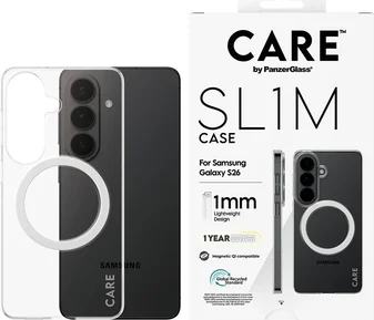PanzerGlass Care SL1M Case Transparent w. Qi для Samsung Galaxy S26