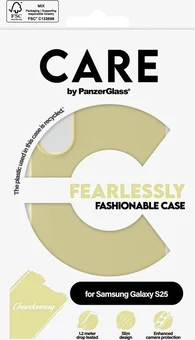 PanzerGlass Care Fashionable Case для Samsung Galaxy S25 Chardonnay