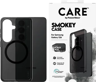 PanzerGlass Care Urban Explorer Case Smokey w. Black Qi для Samsung Galaxy S26