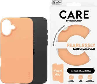 PanzerGlass Care Fashionable Case для Apple iPhone 16 Plus Peach Fuzz
