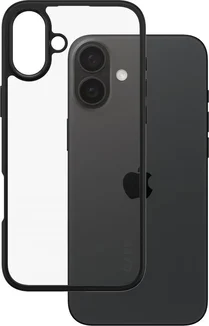 PanzerGlass Care Flagship Case Urban Combat Black Frame для Apple iPhone 16 Plus Transparent
