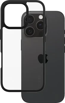 PanzerGlass Care Flagship Case Urban Combat Black Frame для Apple iPhone 16 Pro Transparent