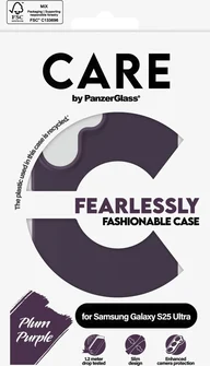 PanzerGlass Care Fashionable Case для Samsung Galaxy S25 Ultra Plum Purple