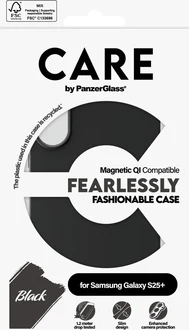 PanzerGlass Care Fashionable Case Magnetic Qi для Samsung Galaxy S25+ Black