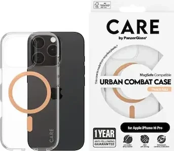 PanzerGlass Care Flagship Case Urban Combat MagSafe для Apple iPhone 16 Pro Peach Fuzz