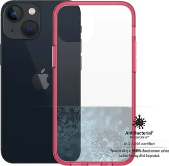 PanzerGlass Clear Case Color AntiBacterial для Apple iPhone 13 Mini Strawberry Limited Edition