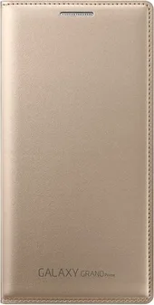 Samsung Flip Wallet для Galaxy Grand Prime gold