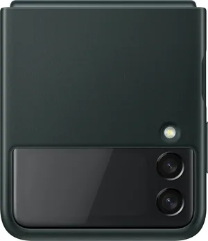 Samsung Leather Cover для Galaxy Z Flip 3 Green