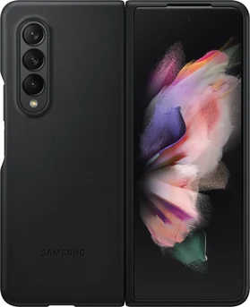 Samsung Leather Cover для Galaxy Z Fold 3 5G Black