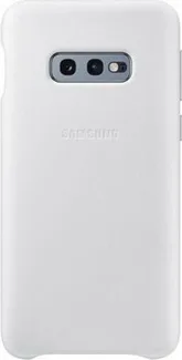 Samsung Leather Cover для Galaxy S10e White