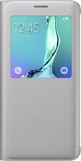 Samsung S-View Cover для Galaxy S6 Edge+ Silver