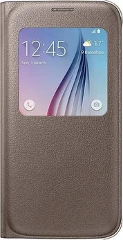 Samsung S-View Cover для Galaxy S6 gold