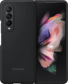 Samsung Silicone Cover для Galaxy Z Fold 3 5G Black