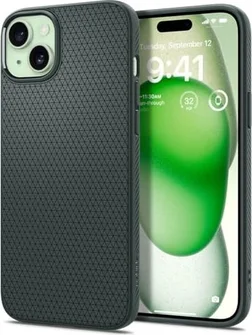 Spigen Liquid Air для Apple iPhone 15 Abyss Green