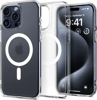 Spigen Ultra Hybrid (MagFit) для Apple iPhone 15 Pro Max Frost Clear