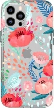 tech21 Evo Art Botanical Garden for Apple iPhone 12 Pro Max red