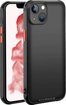 Vivanco Frosted Cover для Apple iPhone 14 Plus Transparent/Black