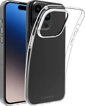 Vivanco Super Slim Cover для Apple iPhone 15 Pro Transparent