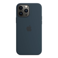 Apple iPhone 13 Pro Max Silicone Case with MagSafe Abyss Blue 