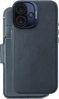 Decoded Leather Detachable wallet case для Apple iPhone 16 Navy Blue