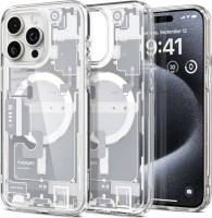 Spigen Ultra hybrid Zero One MagFit for Apple iPhone 15 Pro Max white
