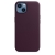 Apple iPhone 13 Leather Case with MagSafe Dark Cherry 