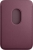 Apple iPhone Feingewebe wallet with MagSafe Mulberry 