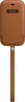 Apple iPhone 12 Mini Leather Sleeve with MagSafe Saddle коричневый