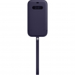 Apple iPhone 12 Pro Max Leather Sleeve with MagSafe Deep Violet 