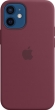 Apple iPhone 12 mini Silicone Case with MagSafe Plum