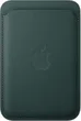Apple iPhone Feingewebe wallet with MagSafe dark green