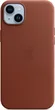 Apple leather case with MagSafe для iPhone 14 Plus Umbra