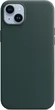 Apple leather case with MagSafe для iPhone 14 Plus forest green