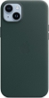 Apple leather case with MagSafe for iPhone 14 Plus forest green