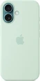 Эпл silicone case with MagSafe для Айфон 16 Aquamarin