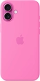 Эпл silicone case with MagSafe для Айфон 16 Плюс peony