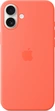 Эпл silicone case with MagSafe для Айфон 16 Плюс mandarin