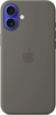 Эпл silicone case with MagSafe для Айфон 16 Плюс stone серый