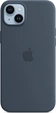 Эпл silicone case with MagSafe для Айфон 14 Плюс sturmblau